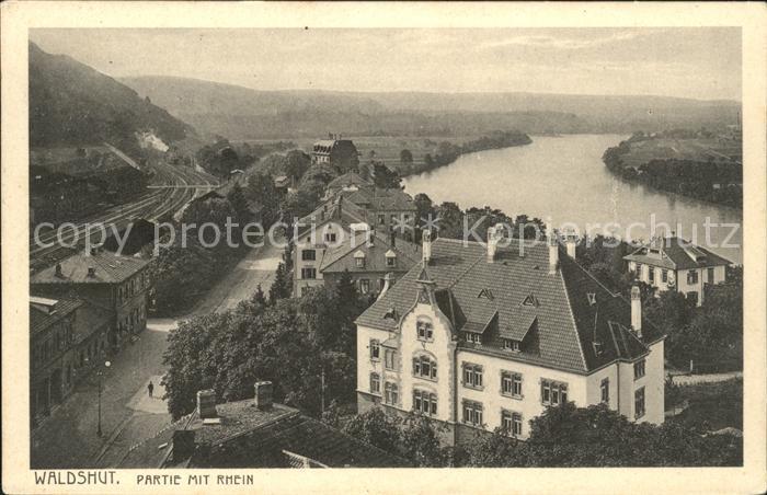 Waldshut-Tiengen Partie mit Rhein