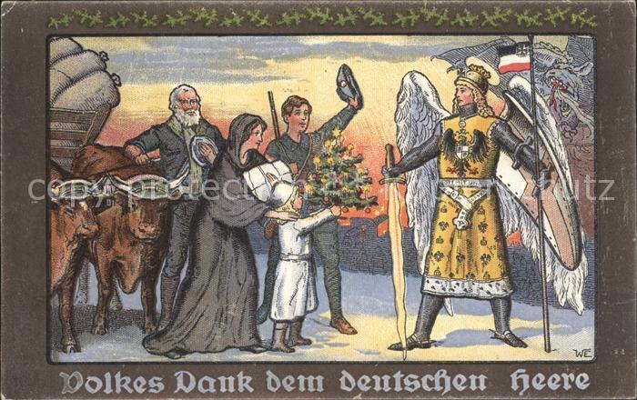 Hamburg Volkes Dank dem deutschen Heere Opfertag Weihnachtsgabe