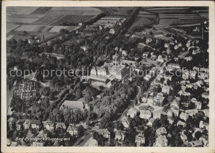 Bad Pyrmont Fliegeraufnahme