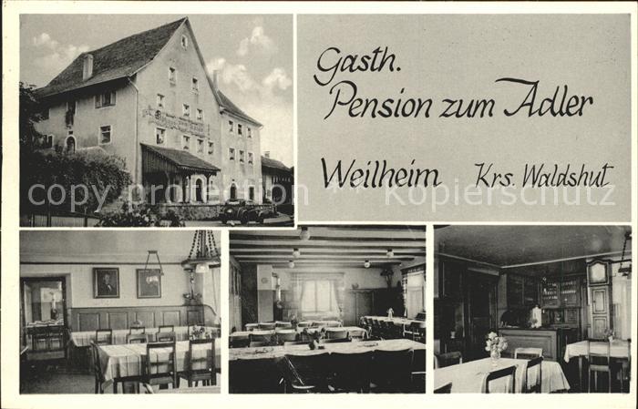 Weilheim Waldshut Gasthaus-Pension zum Adler