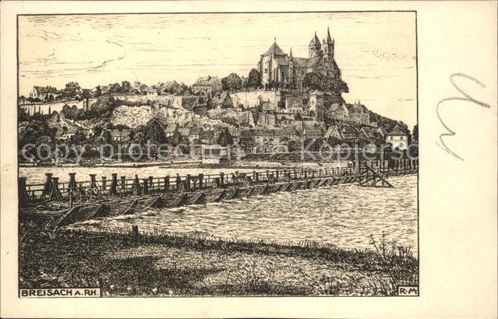 Breisach Rhein R. M. Zeichnung
