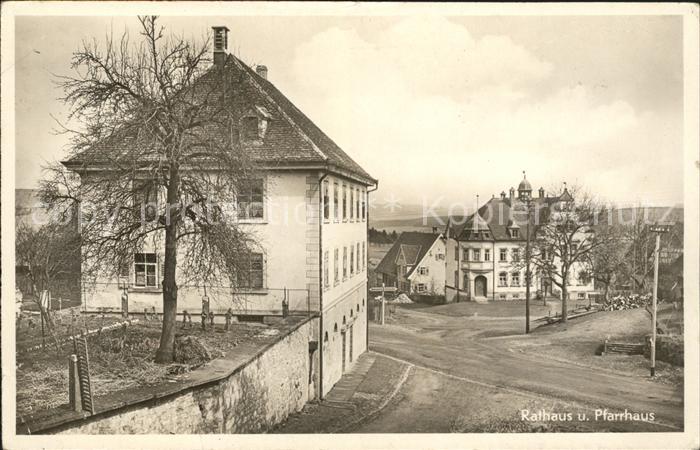 Dauchingen Gasthaus z. Germania Rathaus Pfarrhaus