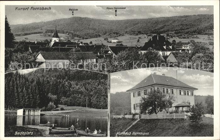 Fornsbach Badeplatz Kurhaus Herrmann