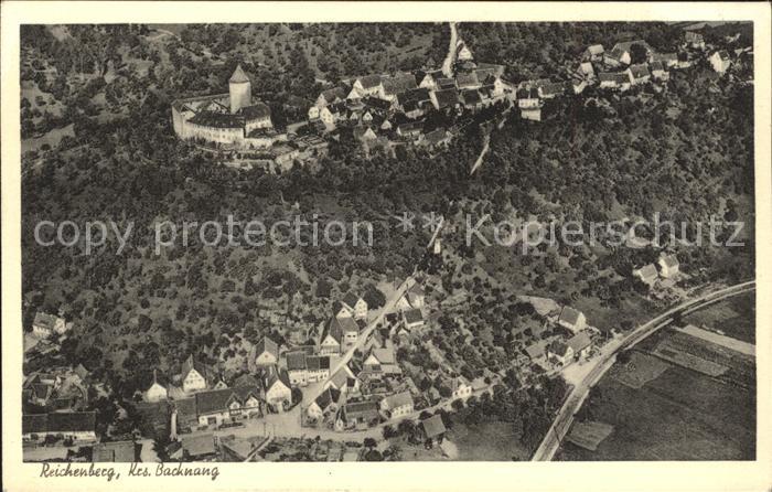 Backnang Reichenberg Fliegeraufnahme
