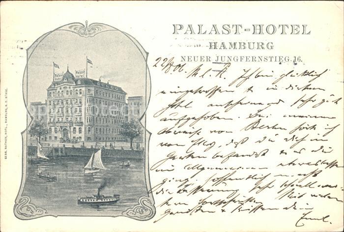 Hamburg Palast-Hotel Neuer Jungfernstieg 16.