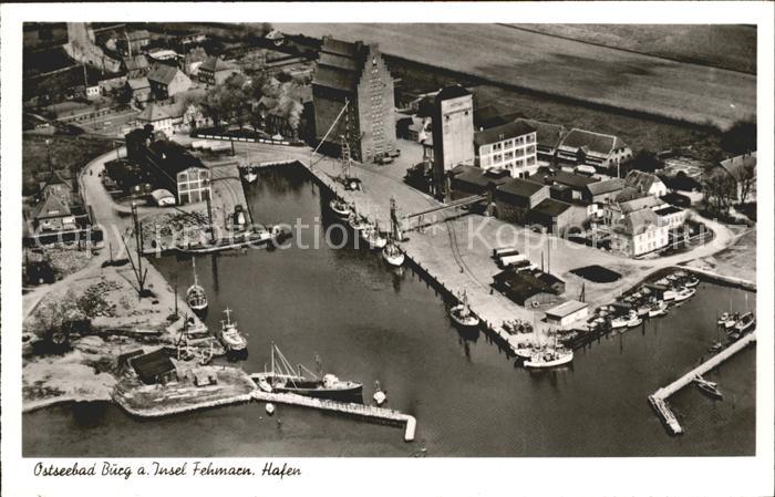 Fehmarn Fliegeraufnahme Burg Hafen