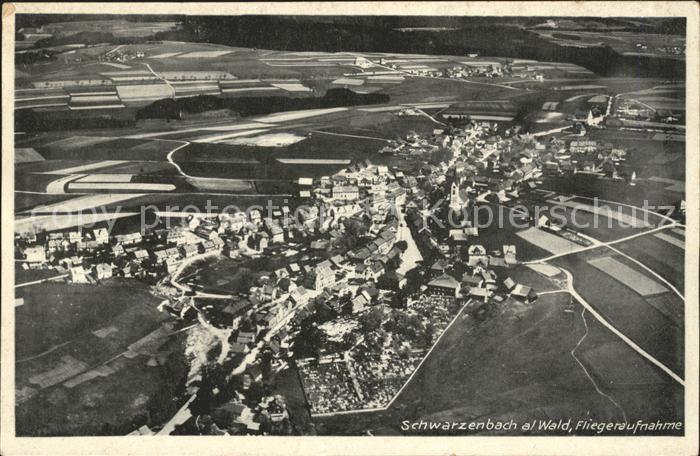 Schwarzenbach Wald Fliegeraufnahme