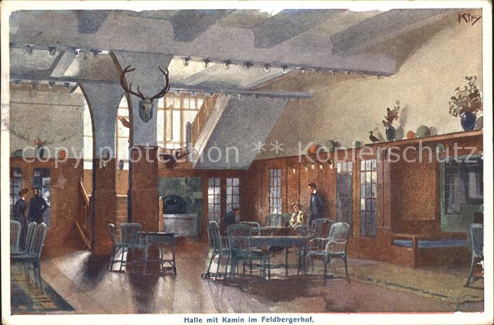 Freiburg Breisgau Halle mit Kamin im Feldbergerhof