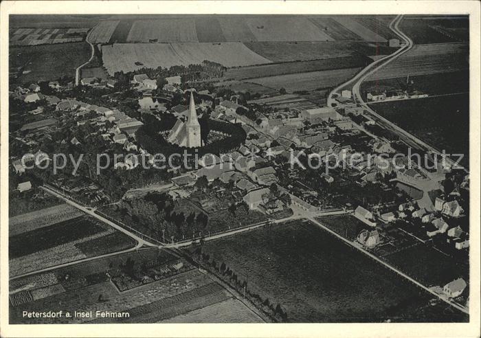 Fehmarn Fliegeraufnahme Petersdorf