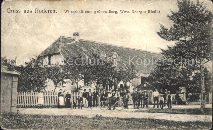 Roderen Rotteren Wirtschaft zum grünen Berg