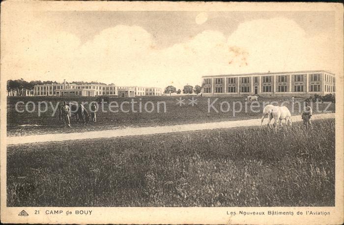 Camp de Bouy Nouveaux Batiments de l'Aviation Cheval