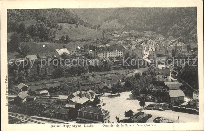 Saint-Hippolyte Doubs Quartier de la Gare et vue generale