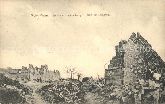 Buzancy Ardennes Victor Ferm Hier stehen unsere Truppen