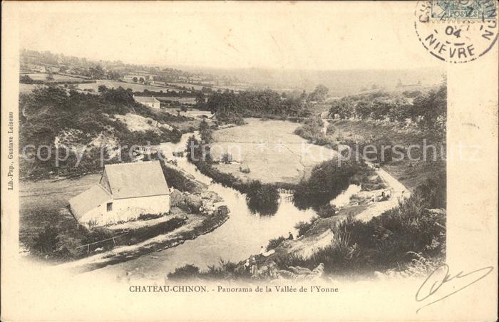 Chateau-Chinon Campagne Panorama de la Vallee de l'Yonne