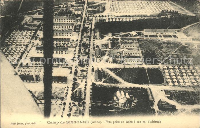 Sissonne Aisne Vue aerienne