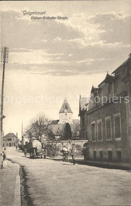 Guignicourt Aisne Kaiser Wilhelm Strasse