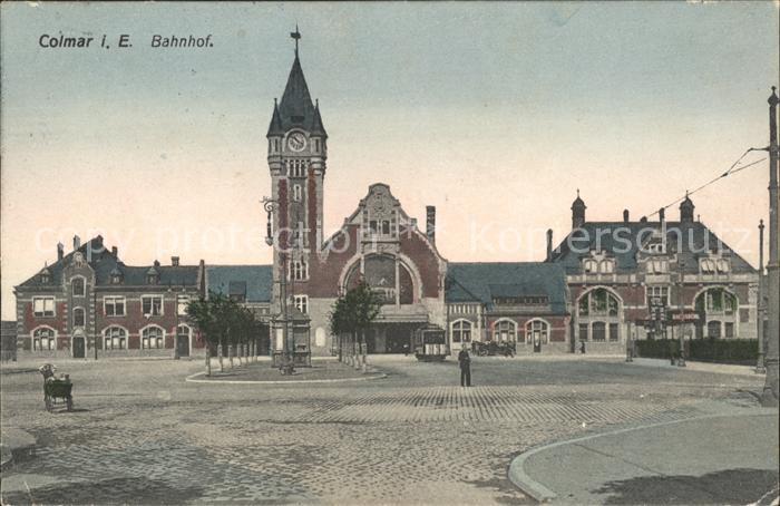 Colmar Haut Rhin Elsass Bahnhof