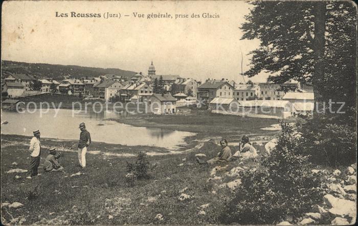 Les Rousses Vue generale prise des Glacis