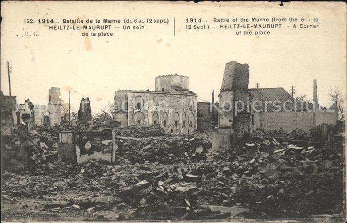 Heiltz-le-Maurupt Bataille de la Marne Grande Guerre Trüm