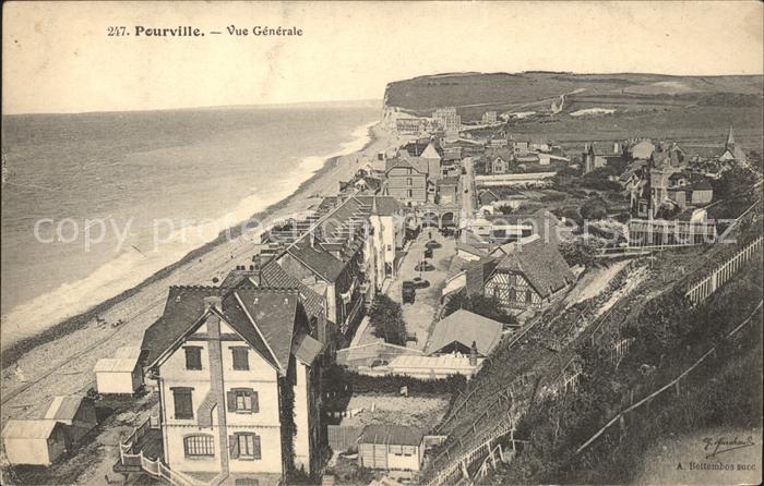 Pourville sur Mer Vue generale Plage