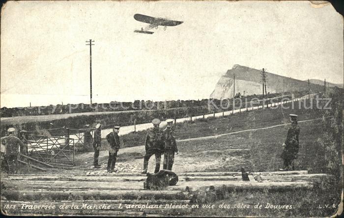 Douvres Dover Aeroplane Bleriot traversee de la Manche
