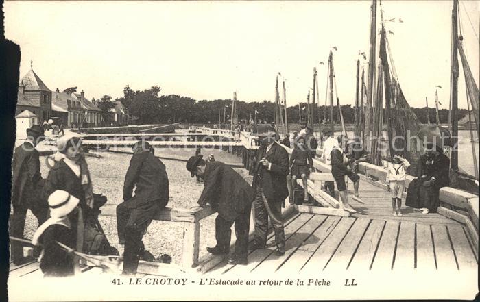 Le Crotoy Estacade au retour de la Peche
