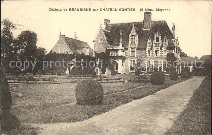 Fromentieres Mayenne Chateau de Beaubigne par Chateau Gontie