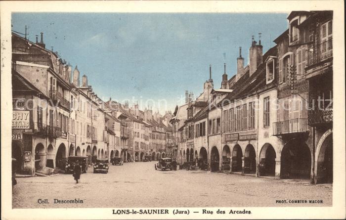 Lons-le-Saunier Jura Rue des Arcades