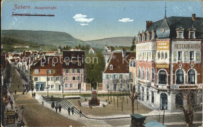 Zabern Saverne Hauptstrasse Denkmal