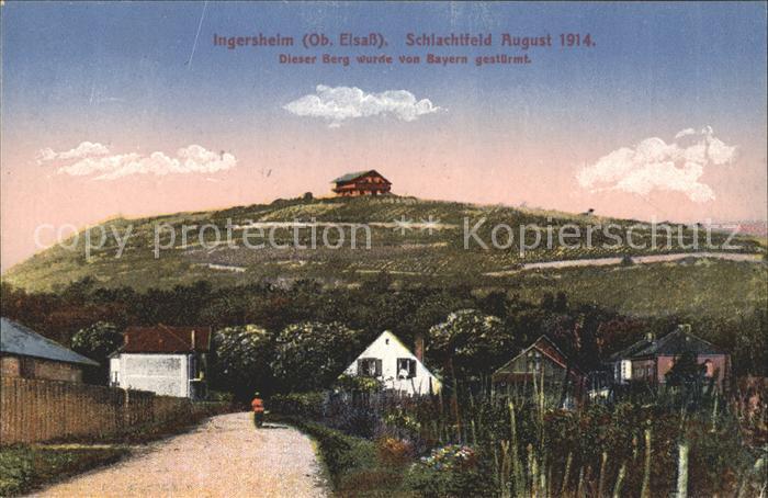 Ingersheim Haut-Rhin Schlachtfeld August 1914 Weltkrieg