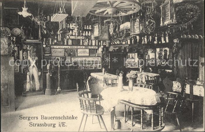 Strassburg Elsass Sergers Bauernschänke