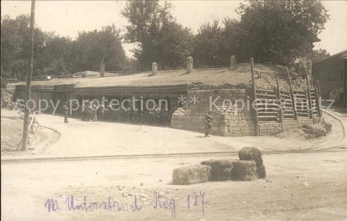Binarville Unterstand Militaer 1. Weltkrieg
