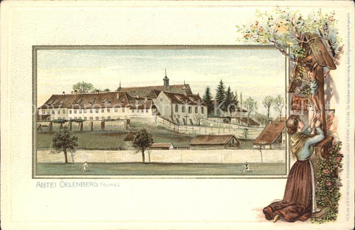 Oelenberg Elsass Abtei Kloster Wegekreuz