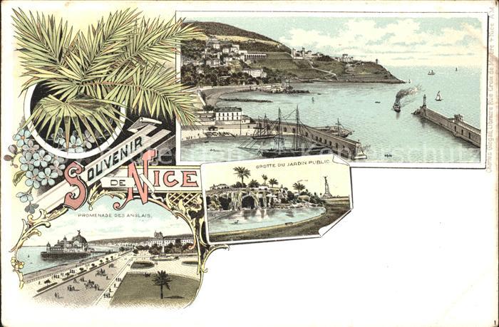 Nice Alpes Maritimes Promenade des Anglais Grotte du Jardin