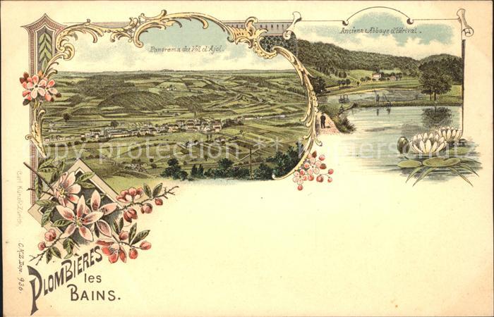 Plombieres-les-Bains Vosges Panorama du Val d_Ajol Ancienne Abbaye