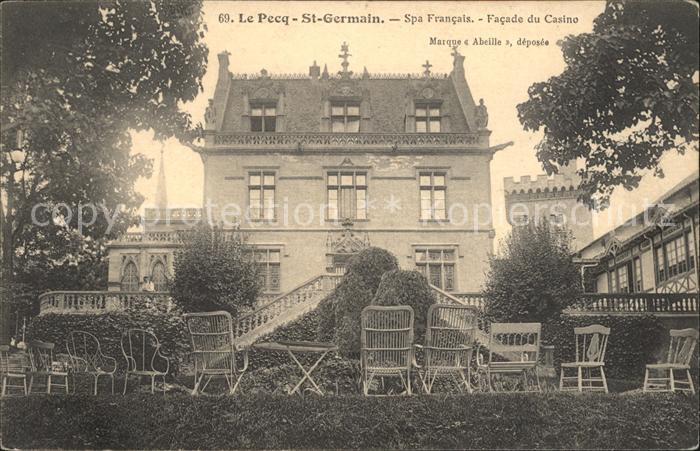 Le Pecq Spa Francais Facade du Casino