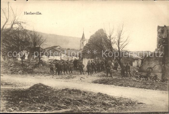 Herbeville Ruines Grande Guerre Truemmer 1. Weltkrieg