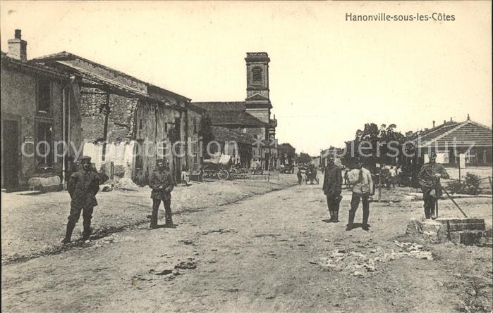 Hannonville-sous-les-Cotes Ruines Grande Guerre Trümmer 1. Weltkri
