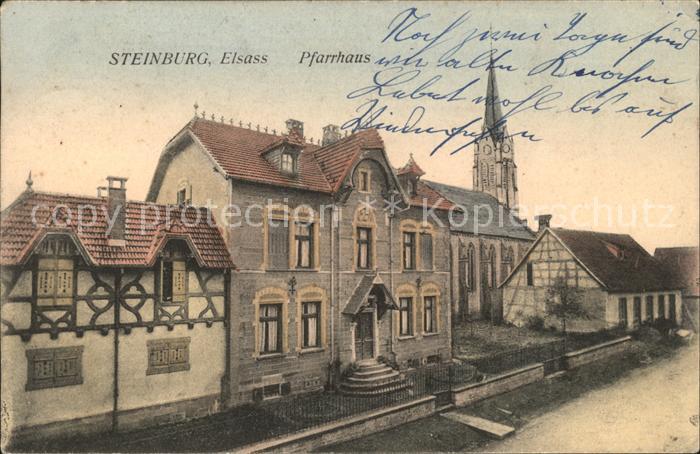 Steinburg Elsass Pfarrhaus