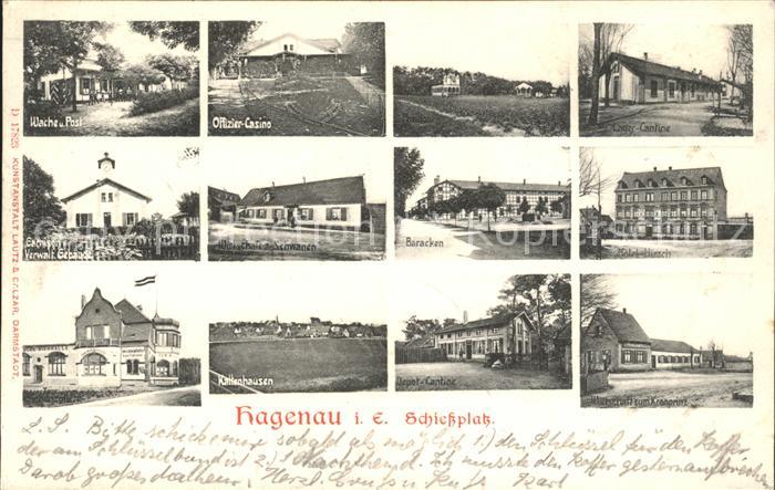 Hagenau Elsass Wache Post Offizier Casino Pavillon Bar
