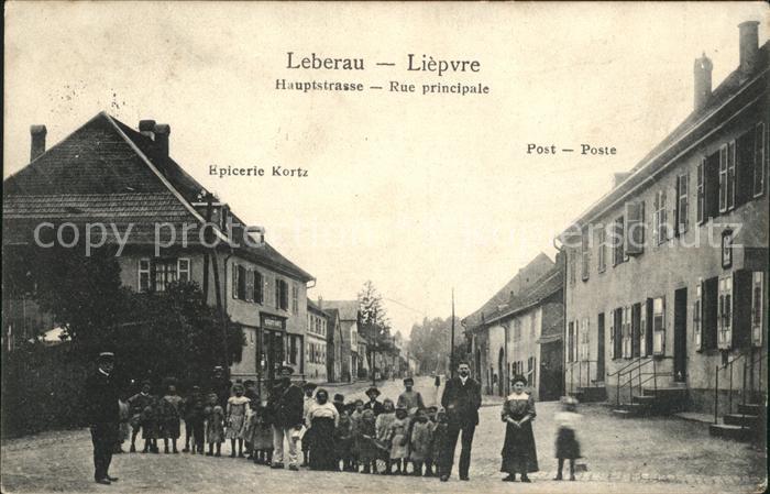 Leberau Hauptstrasse Rue principale Gruppenbild