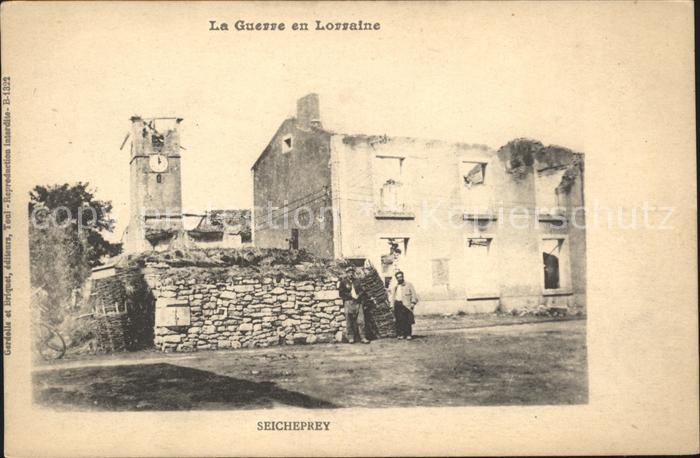 Seicheprey Ruines Grande Guerre La Guerre en Lorra