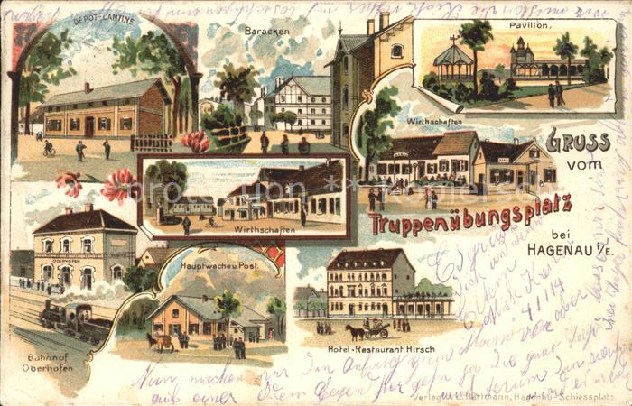 Hagenau Elsass Truppenübungsplatz Depot Catine Baracke