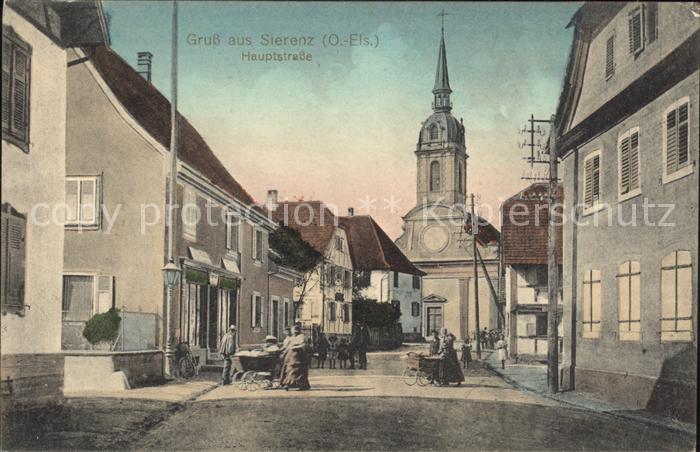 Sierenz Hauptstrasse Kirche