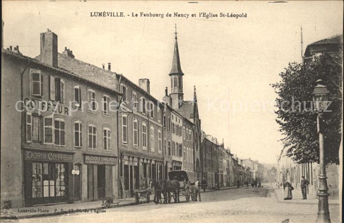 Luneville Faubourg de Nancy Eglise Saint Leopold