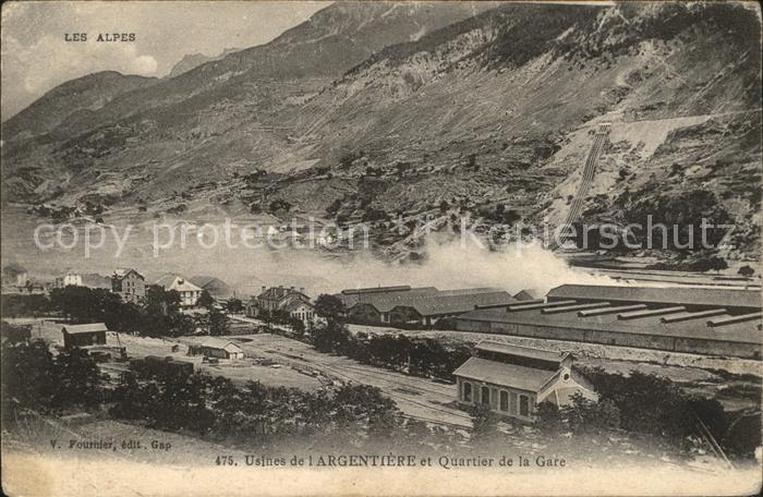 L Argentiere-la-Bessee Usines Quartier de la Gare Alpes