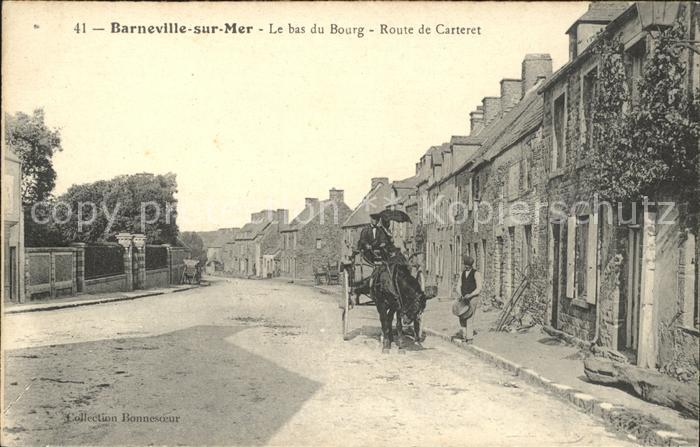 Barneville-sur-Mer Bas du Bourg Route de Carteret Pferdeku