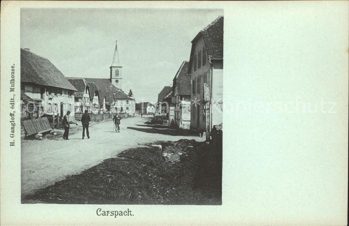 Carspach Strassenpartie Weltpostverein