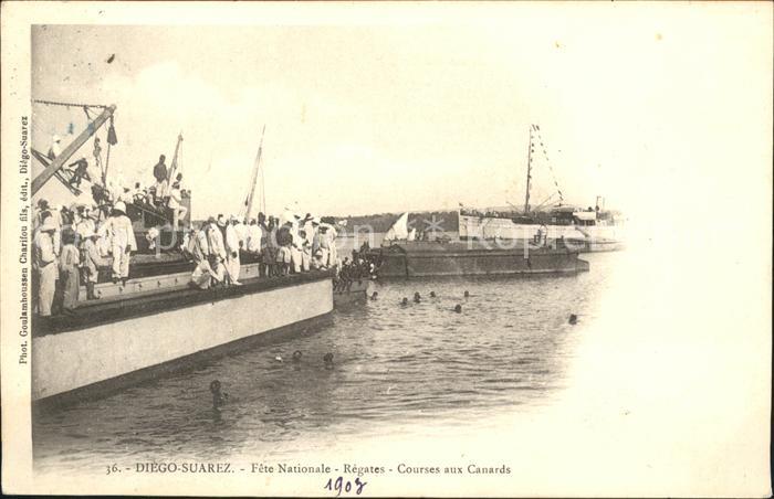 Diego Suarez Fete Nationale Regates Courses aux Cana