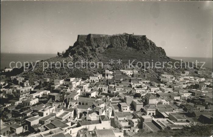 Rhodos Rhodes Aegaeis View of Lindos